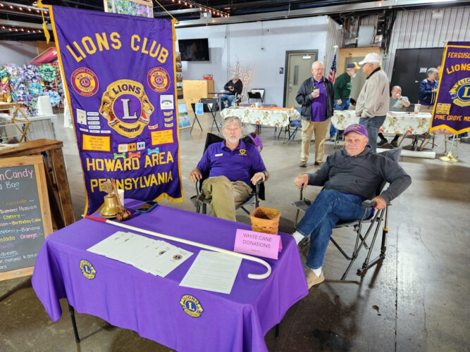 Howard Area Lions collect White Cane donations